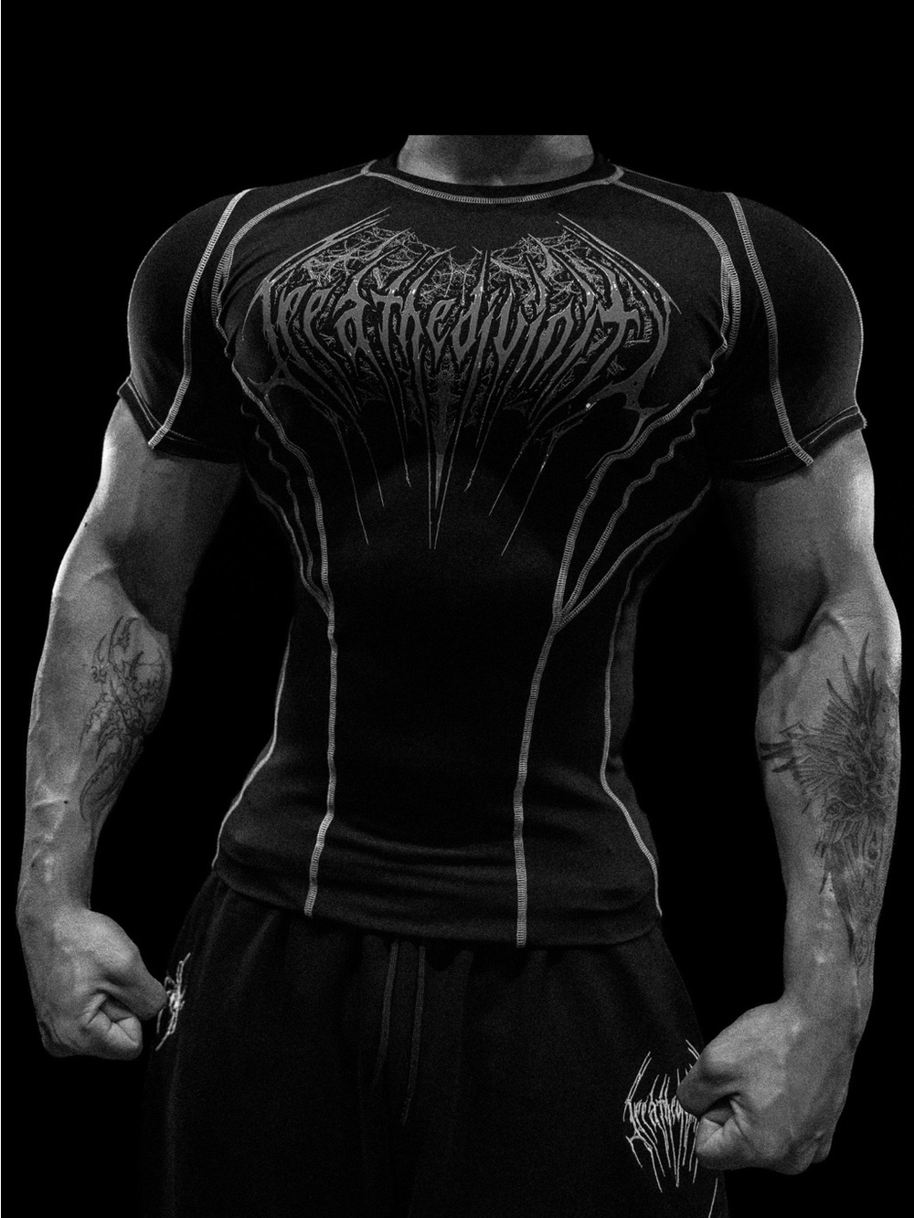 Breathedivinity Void Tech™ Arachnid Venom Texture shortsleeve Compression